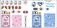 Bonjour kitty officiel Vector 09