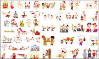 Vector Christmas chiffres