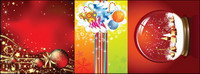 Snow, Star, des boules de dcoration, boule en verre, boule de cristal Vector