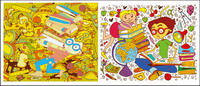 Vector Illustration lves  apprendre l