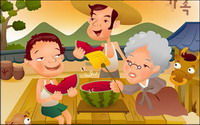 iClickart Cartoon vecteur famille illustrateur matriel -2