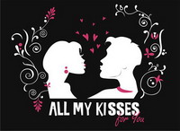 Kiss, la Saint Valentin Vector