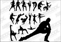 Vecteur de danse, danse, ballet, hip-hop