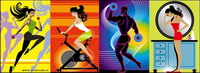 Fitness Series matriel vecteur illustrateur