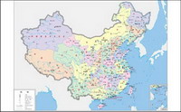 Chine cartes (quatre couleurs) vector