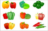 Vecteur de lgumes - poivre