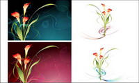 matriel Vector fleur fantaisie-15
