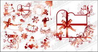 Vector diseños decorativos y modelos de material