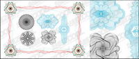 Vector style security lines texture material-1
