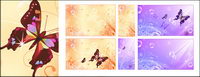 Butterfly Dream fleur bulle vecteur matriel de base