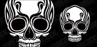 Skulls totem vecteur matriel