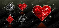 Diamond Poker texture de matriel de dessin vectoriel