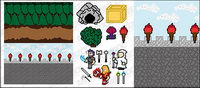 GoMedia pixel art vecteur matriel