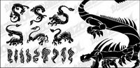 Capacit de matriel dragon totem Vector