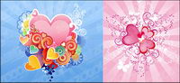 Exquisite motif en forme de coeur