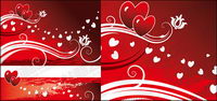 Fluttering of the heart-shaped pattern