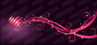 Ruban composition en forme de coeur