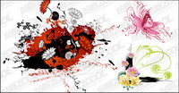 diffrentes fleurs vecteur matriel