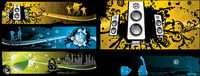 La tendance banner banner template vecteur matriel-2