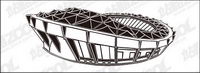 Vector matriel du Centre sportif olympique  Shanghai