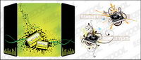 Musical lments matriels illustrations vectorielles
