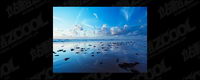 La mer  la tombe de la nuit du matriel photo-2