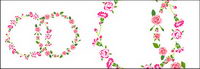 Rose-vecteur matriel