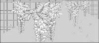 Vector dessin de fleurs -13