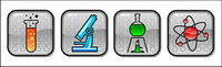 Vector icône de la catgorie de matires chimiques