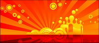 Red thme vecteur