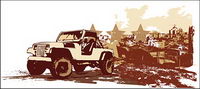 Retro style vecteur-2
