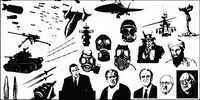 Ir vector producido material de los medios de comunicacin - el tema de la guerra