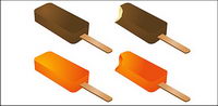 Summer popsicles vecteur matriel