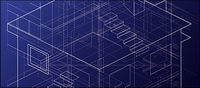 Perspective lignes maison Vector matriel
