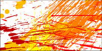 Exquisite encre lment du vecteur
