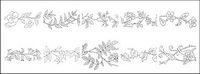 Fleur type de dessin diagramme vectoriel-1