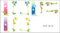 Rattan, fruit, flowers lace pattern