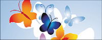 Fashion vecteur logo papillon