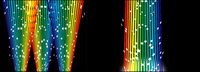 Rainbow lignes vecteur matriel