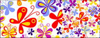 Colorful papillon de fond