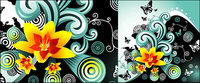 Vector de tendencia diseño de material