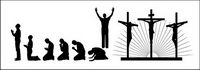 Vector matriel religieux en images