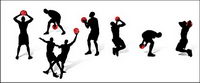 Basketball action figures en images