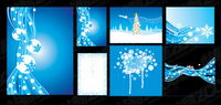 Blue Vector hiver matriel