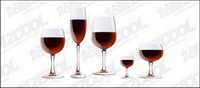 Verres de vin rouge