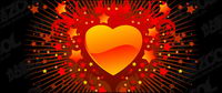 Crystal style en forme de coeur mode