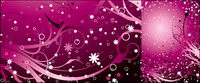 Purple fashion tendance vecteur matriel