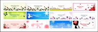 Fashion BANNER modle de cartes de base-4