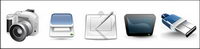 Computer peripherals series of transparent PNG icon