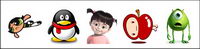 Png image cartoon series of transparent material